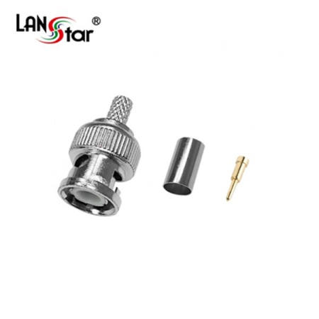BNC콘넥터 4C TOOL형 RG59 콘넥터외경 4.5mm 내경 6.5mm LS-CON-RG59