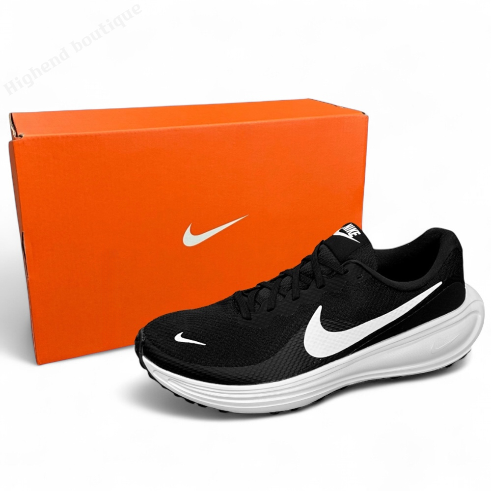나이키 레볼루션 8 7 런닝화 가벼운 발볼넓은 헬스화 운동화 블랙화이트, 270