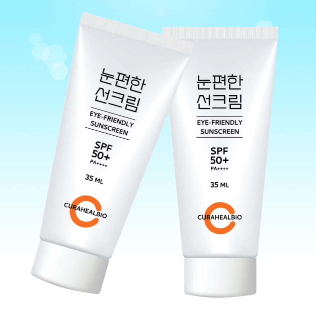 백탁현상제로 눈편한 선크림 SPF50+ 수분 썬크림 35ml, 2개 - 메인 이미지