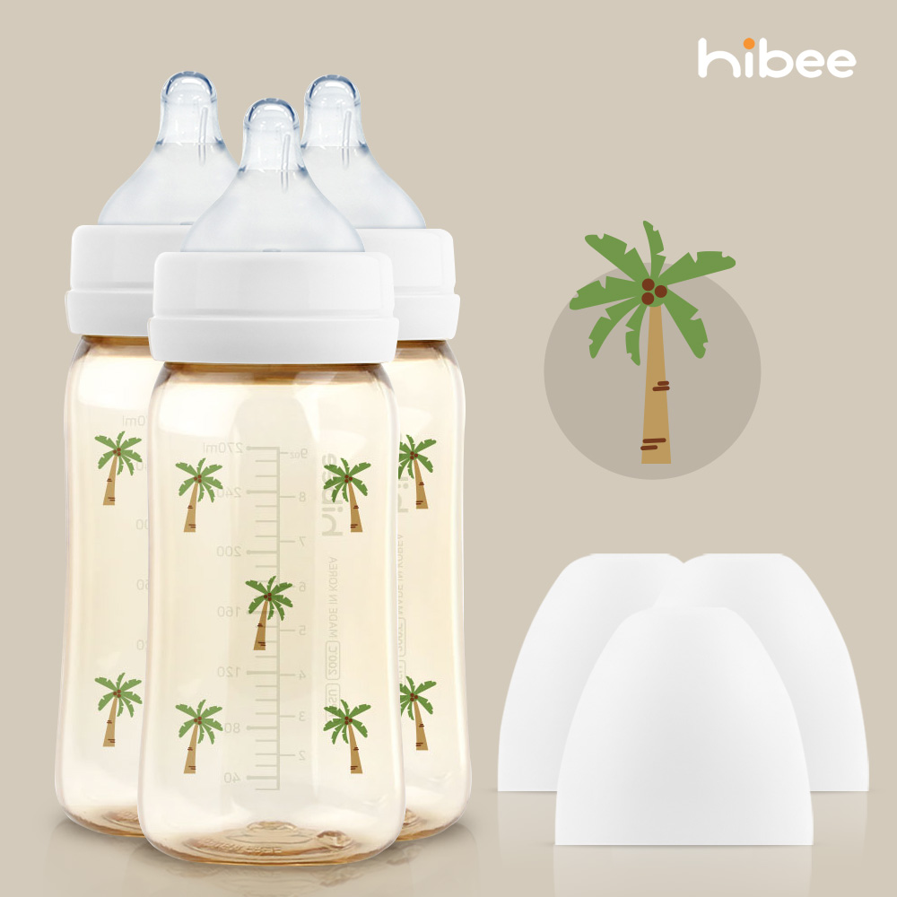 하이비 PPSU 에잇벤트 배앓이방지 젖병 270ml 트리플팩 여름에디션 야자수 - 상세 이미지 2