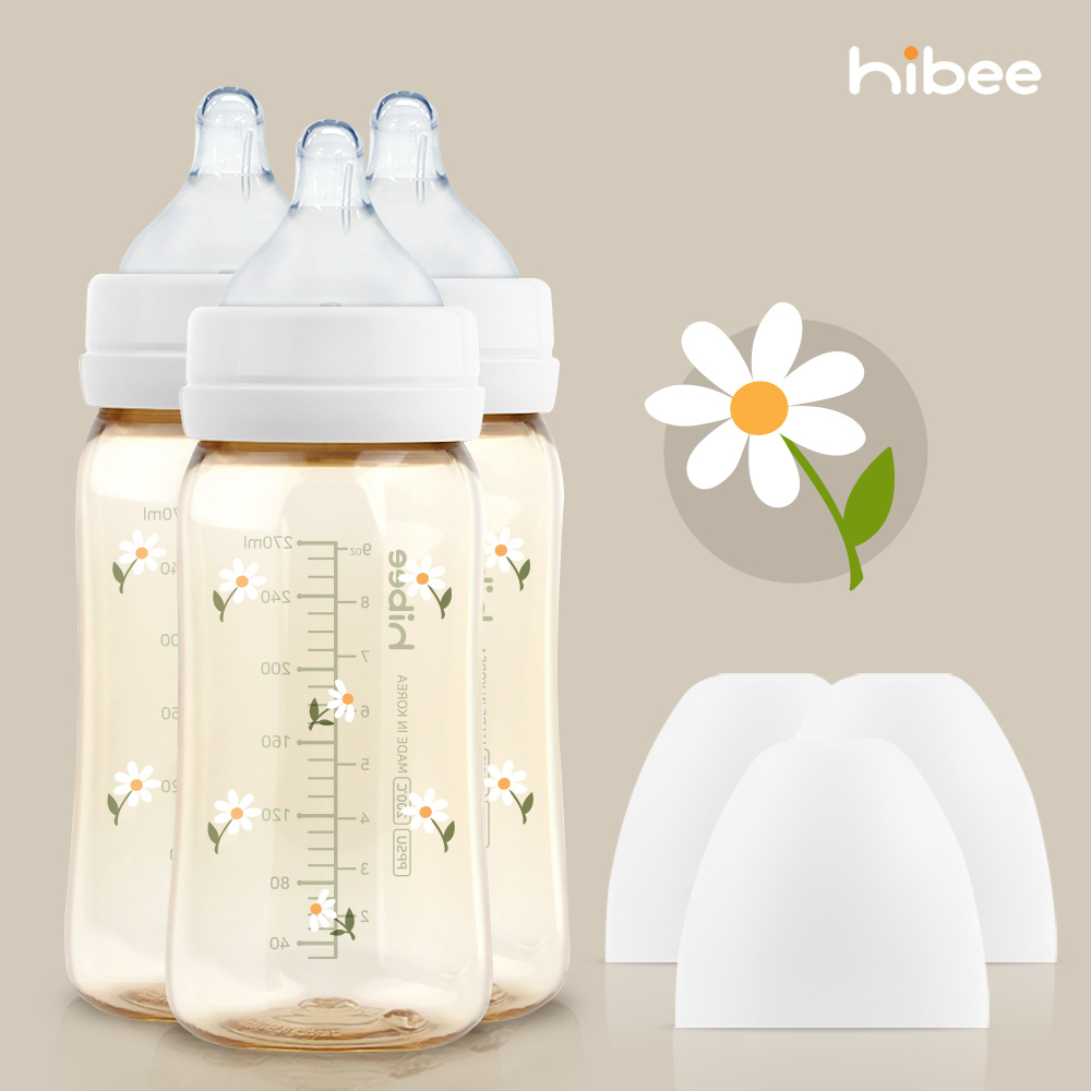 하이비 PPSU 에잇벤트 배앓이방지 젖병 270ml 트리플팩 봄에디션 데이지 - 상세 이미지 2