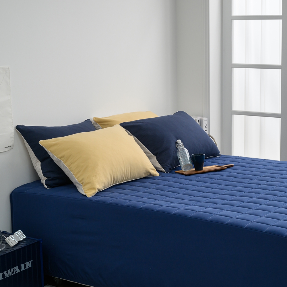 나라데코 40수 순면 솔리드 누빔 매트리스커버 S