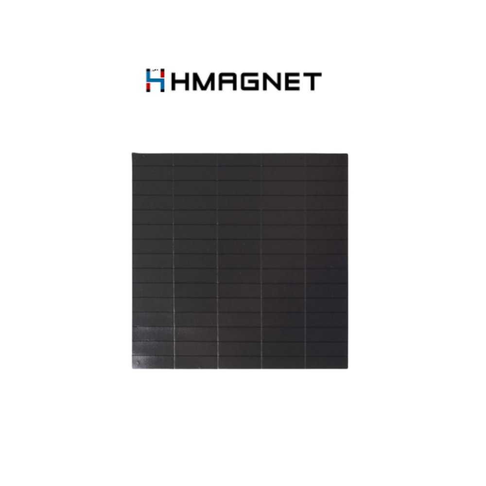 HMAGNET 고무 조각 자석 접착식 붙이는 스티커 테이프 자석판 0.9T - 상세 이미지 2