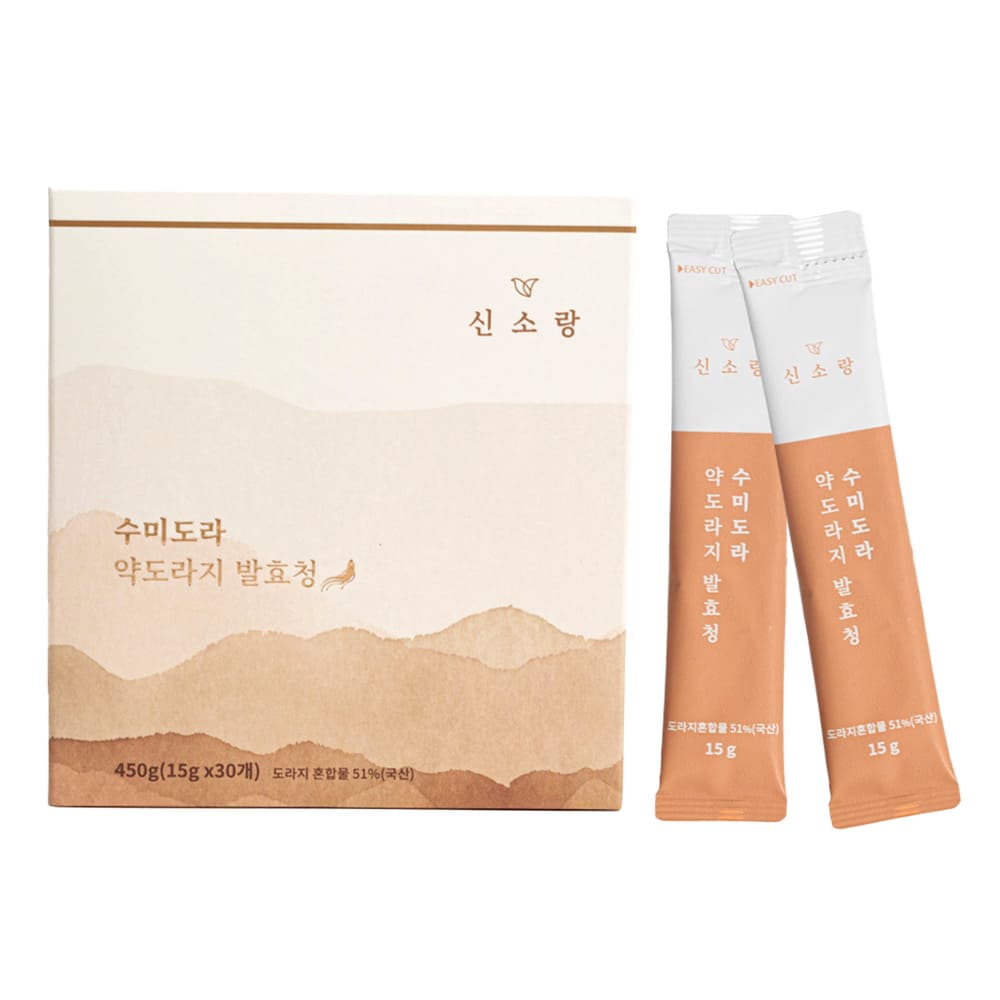 수미도라 15g X 30개 약도라지청 도라지 청 도라지청스틱 진액 고 - 상세 이미지 2