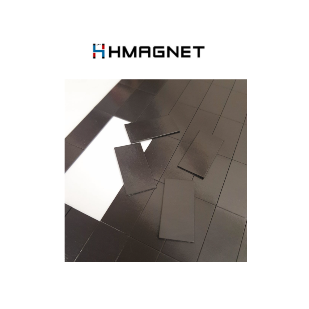HMAGNET 고무 조각 자석 접착식 붙이는 스티커 테이프 자석판 0.9T 이미지 7