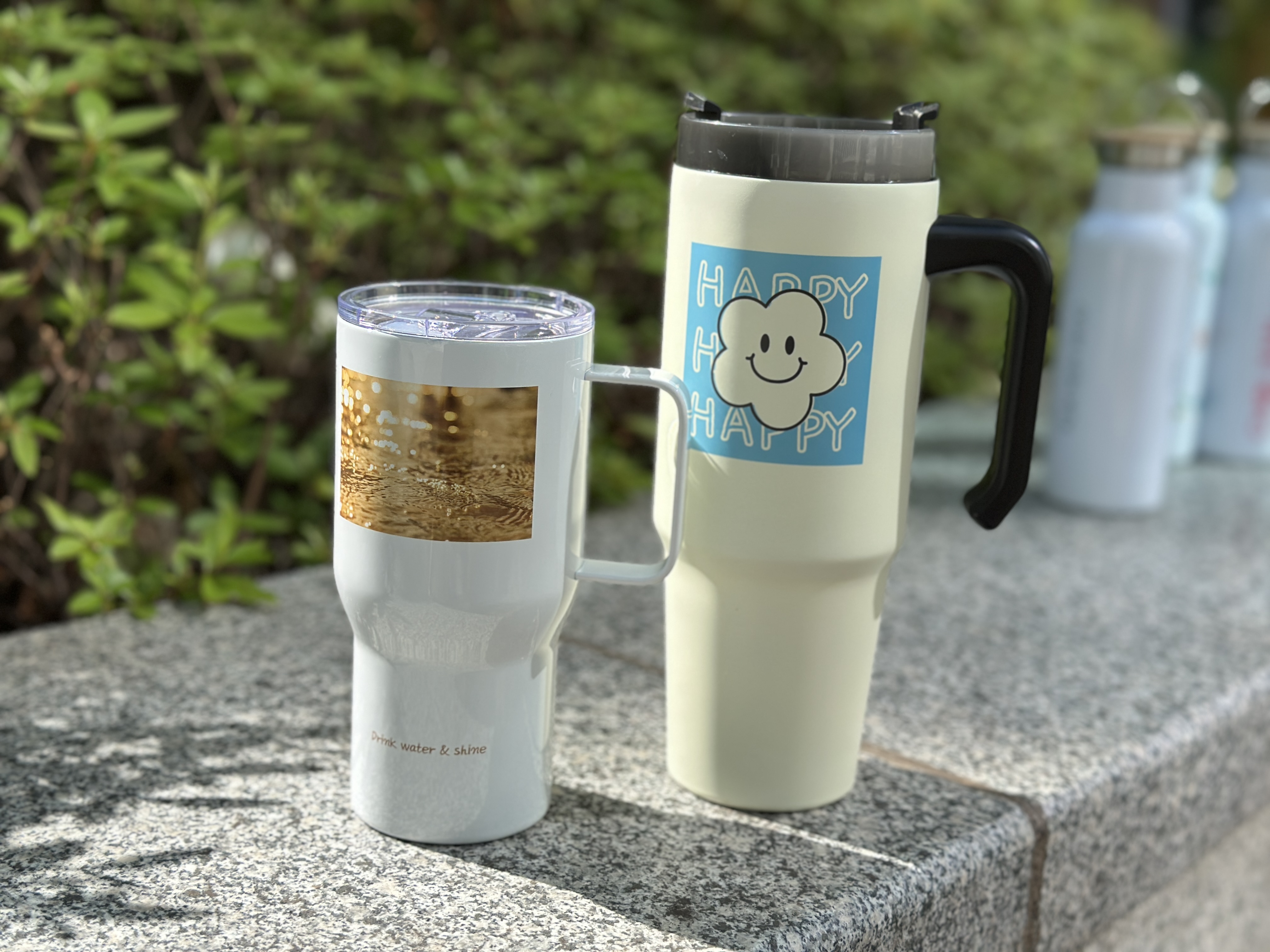 커스텀 텀블러 사진 그림 주문 제작 커플 맞춤 여름 선물 스테인리스 보온 보냉 630ml - 상세 이미지 3