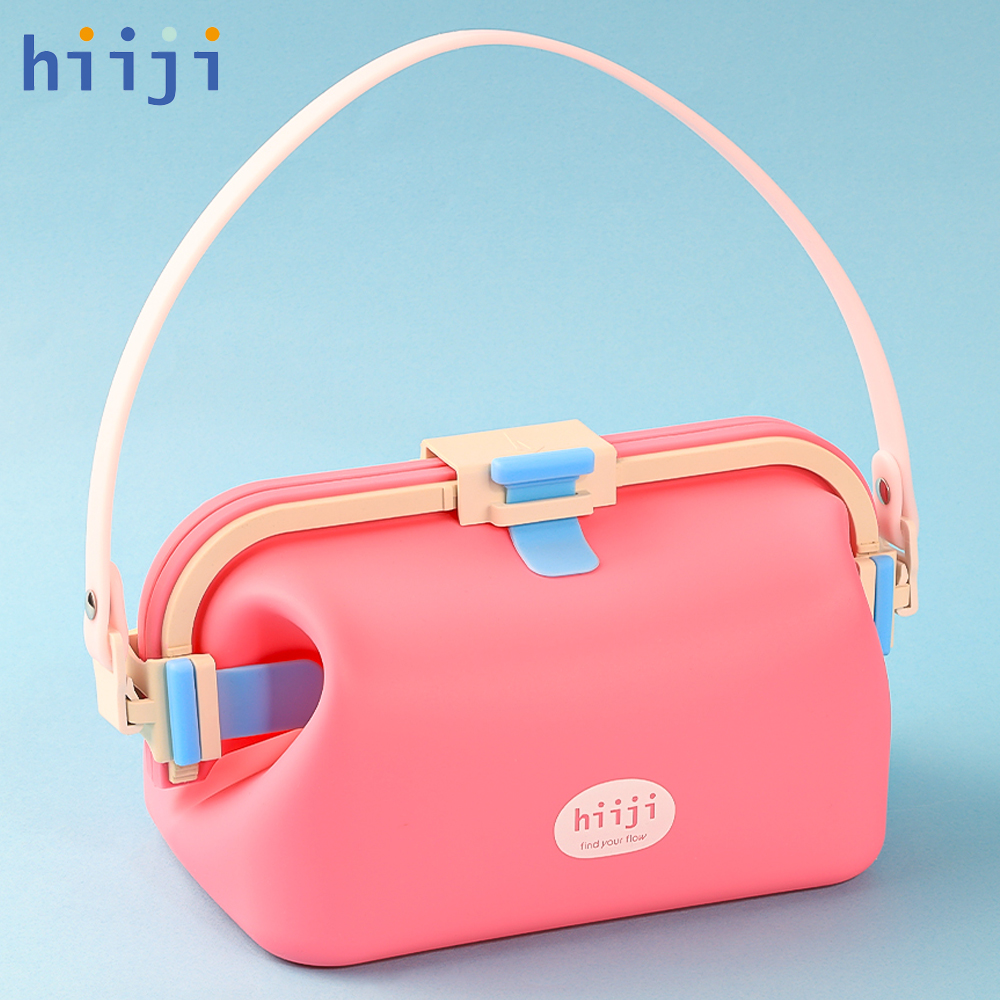 히지 실리콘 수영 가방 파우치 방수 젤리박스 목욕가방 핑크S 운동러 솔직 후기 | 실사용 리뷰 - 대표 이미지