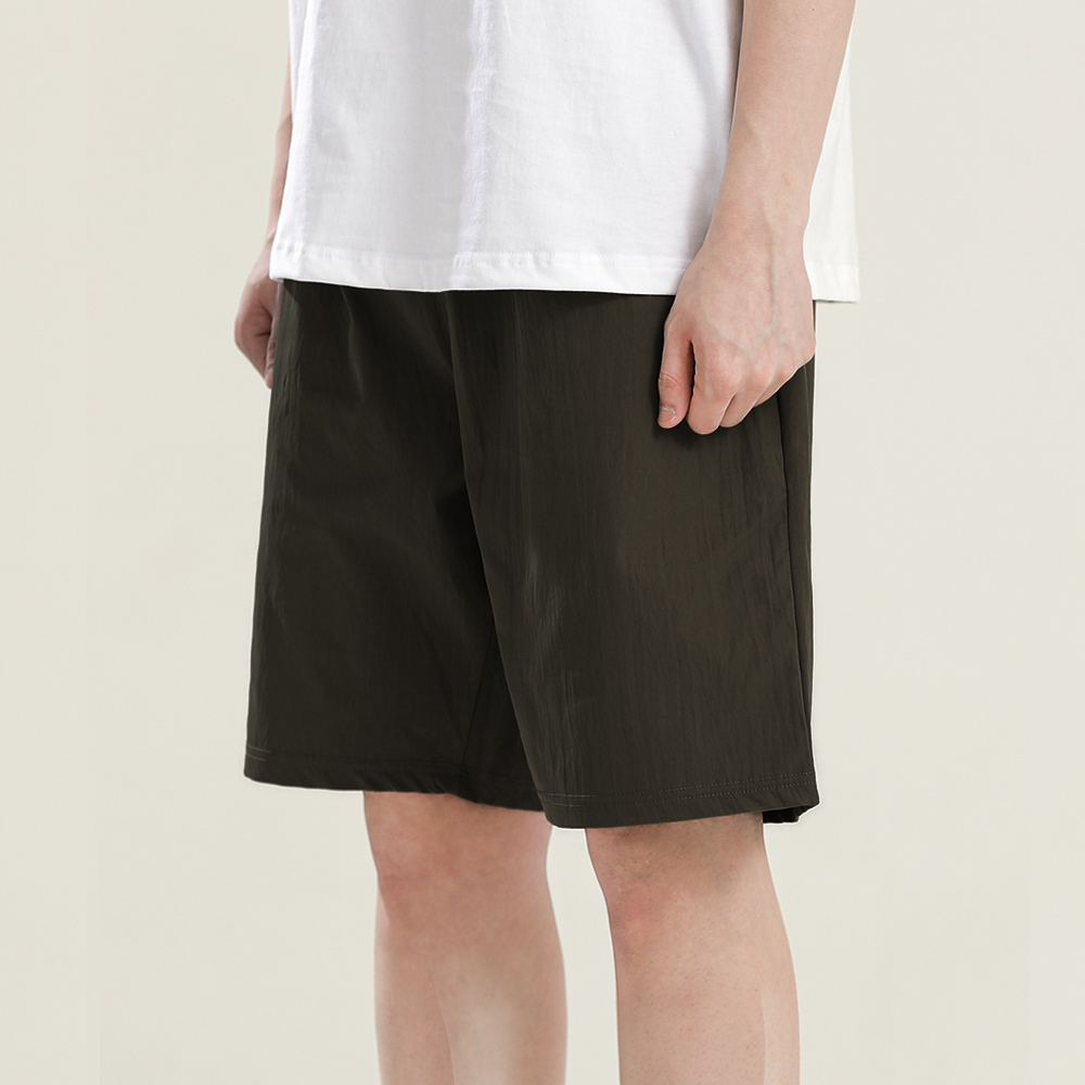 시원한 냉감 5부 반바지 여름 밴딩 운동반바지 - 상품 이미지