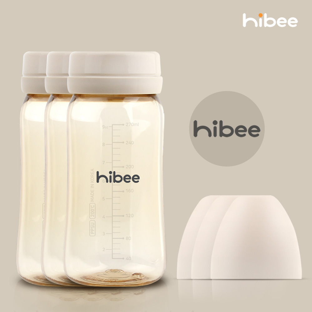 하이비 PPSU 에잇벤트 배앓이방지 젖병 270ml 노꼭지 트리플팩 - 상품 이미지