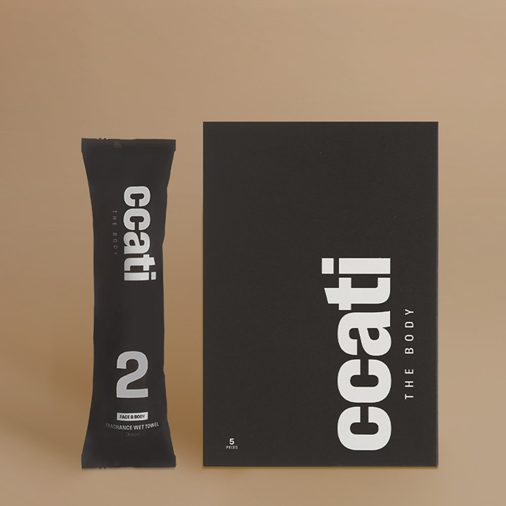 까띠 바디티슈 (5개) 향기 퍼퓸 세정 무자극 일회용 스포츠 레저 샤워티슈 - 상세 이미지 4