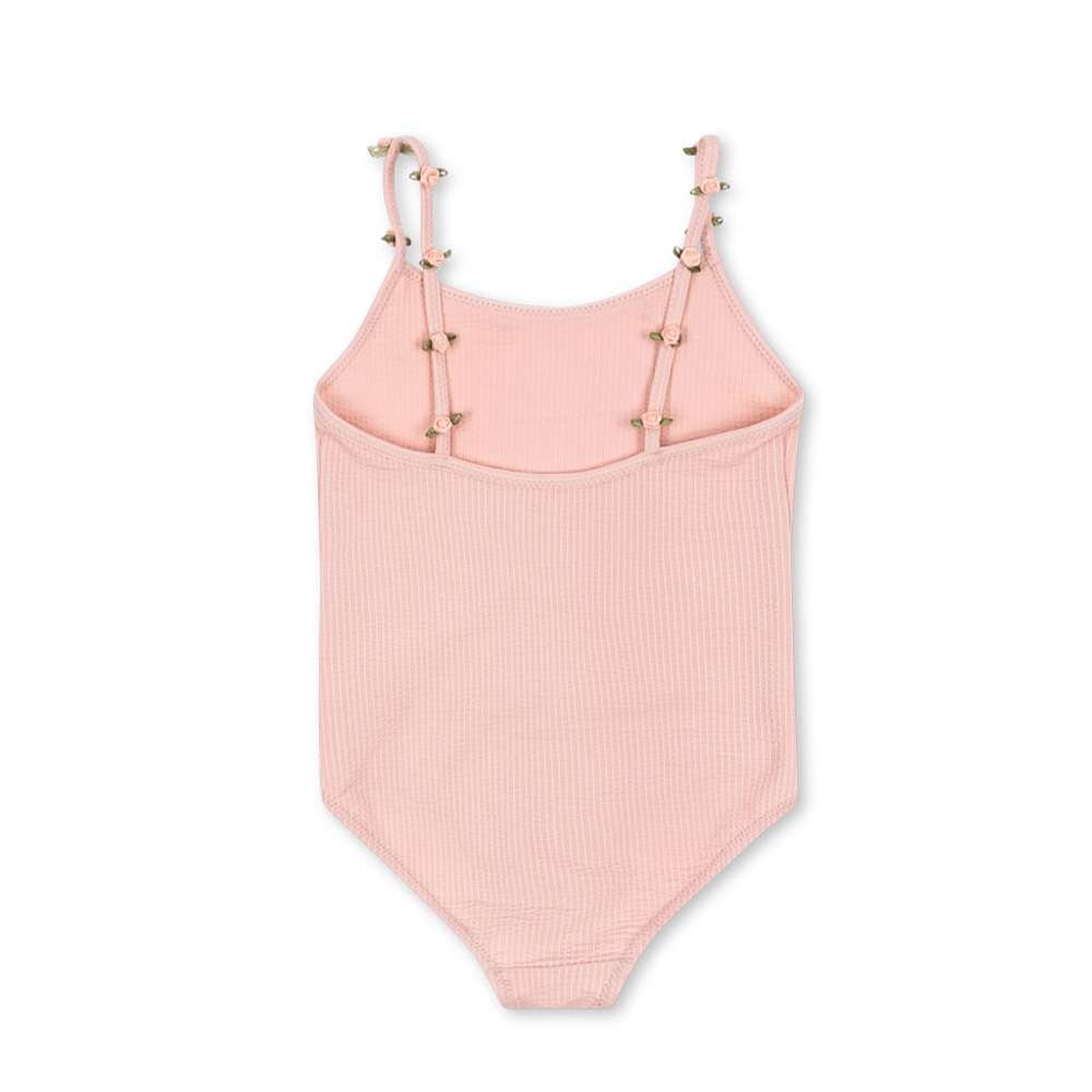 콩제슬래드 키즈 로즈 스트랩 플로리 스윔 수트 수영복 KS102628 POWDER PINK - 상세 이미지 2