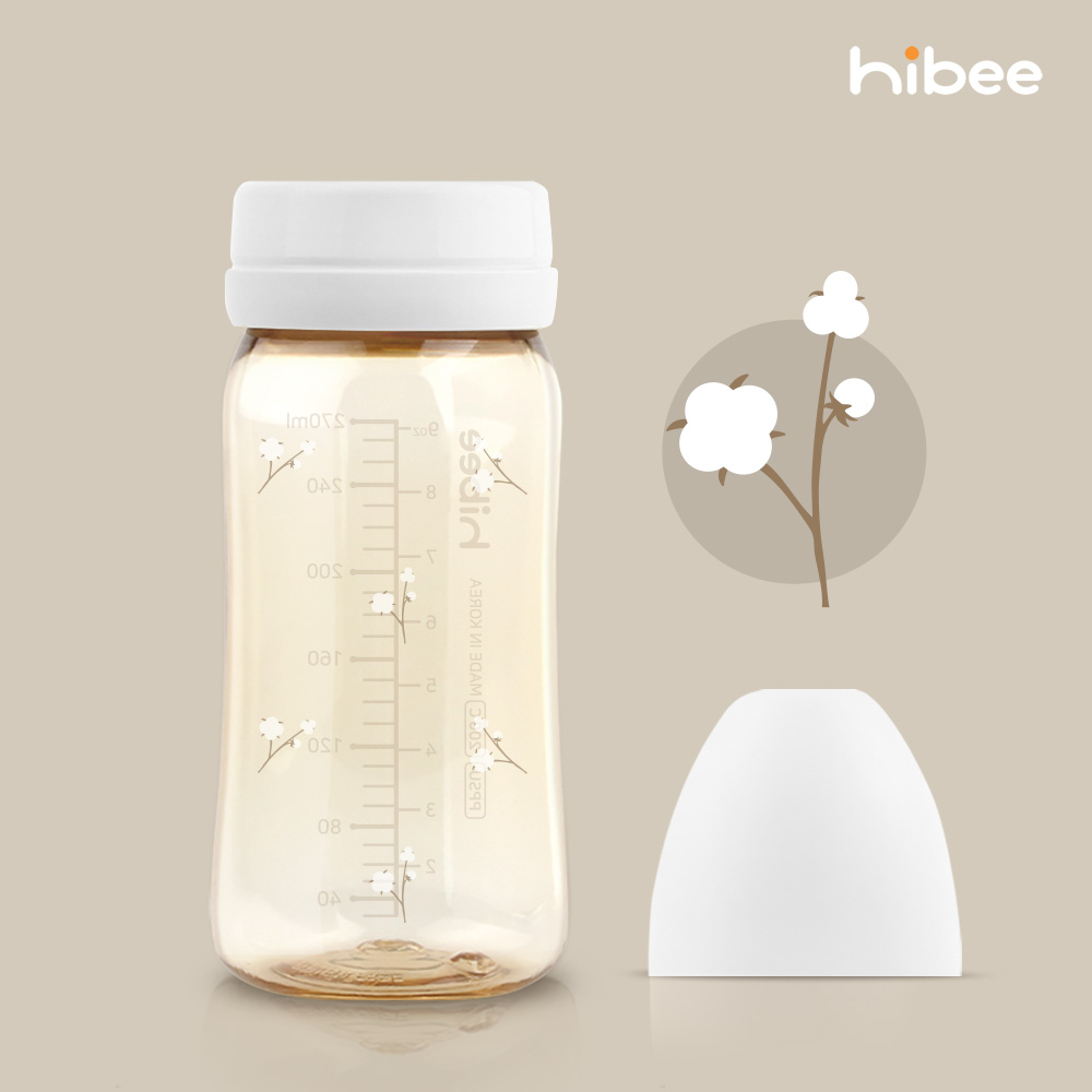 하이비 PPSU 에잇벤트 배앓이방지 젖병 270ml 노꼭지 목화 - 상세 이미지 2