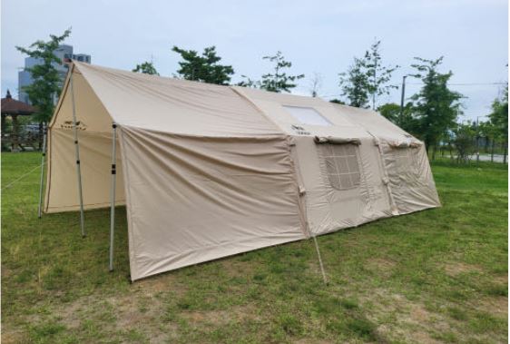 루디 에어텐트 리빙쉘 터널형 면 텐트 그늘막 캠핑 9.0