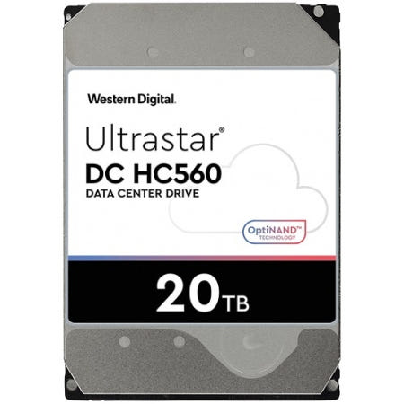 WD Ultrastar DC HC560 / 20TB WUH722020ALE6L4 / SATA3