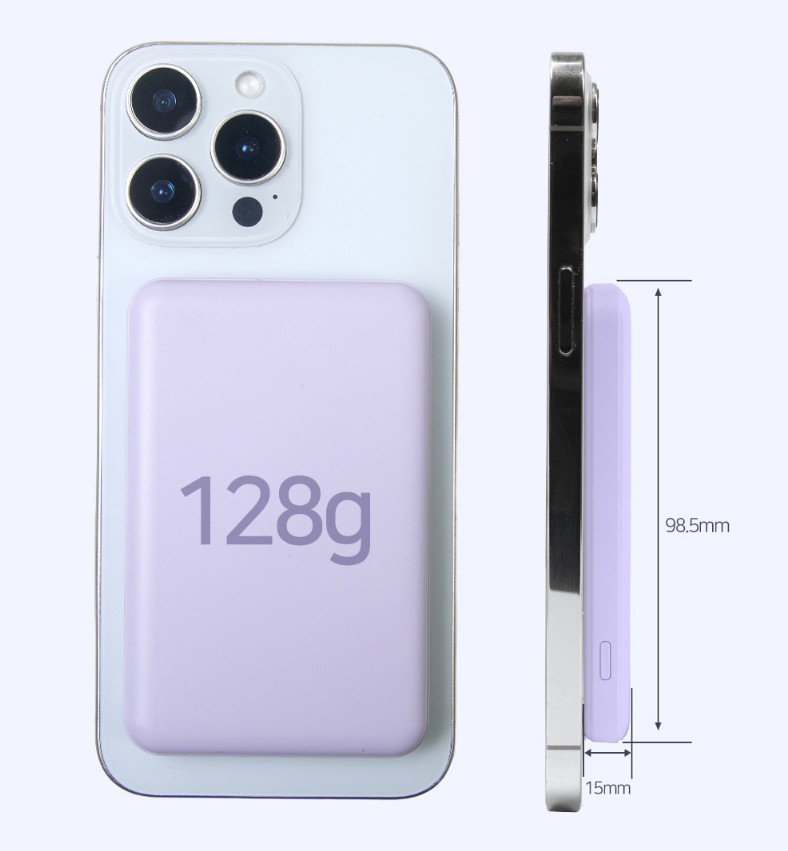 Inozen Wise-Mag 맥세이프 고속무선충전 보조배터리 5000mAh 아이폰 갤럭시 - 상품 이미지