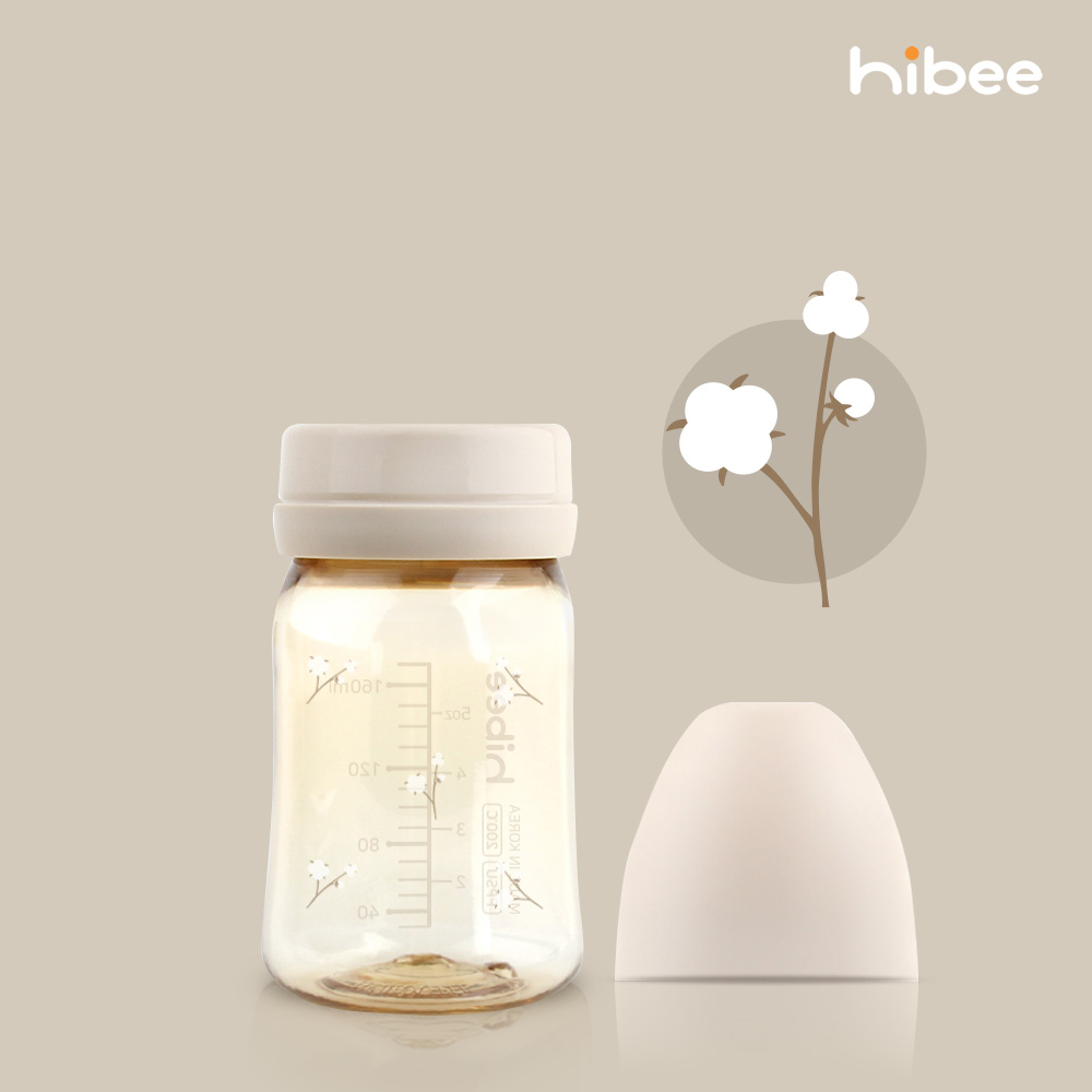 하이비 PPSU 에잇벤트 배앓이방지 젖병 170ml 노꼭지 목화 - 상품 이미지