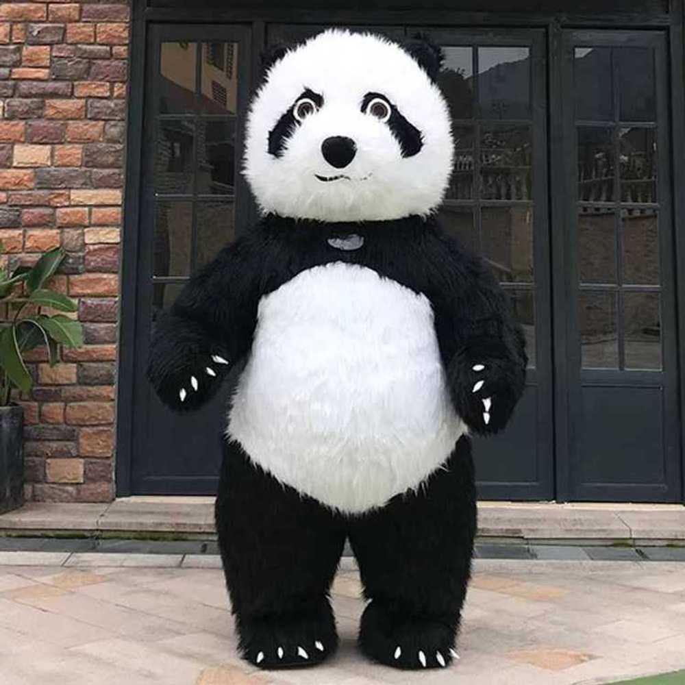 팬더 인형탈 전신 인형의상 판다 캐릭터 파티 공연 - 상품 이미지