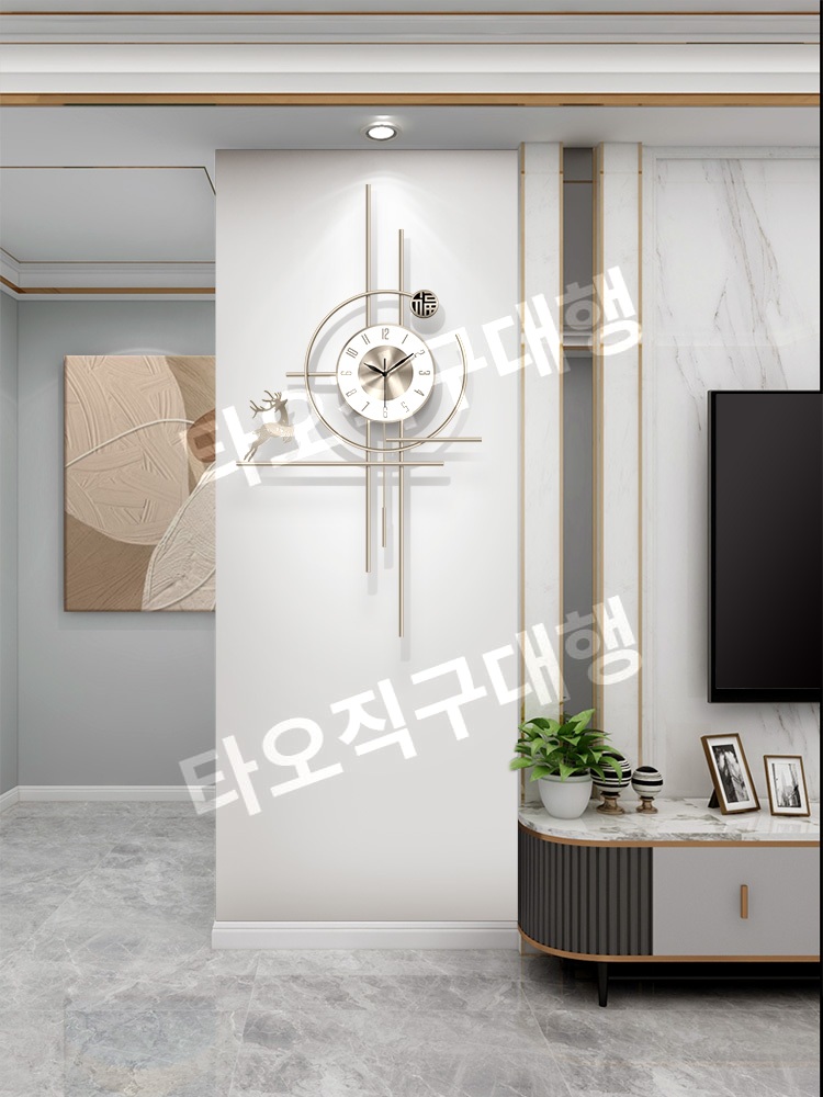 특이한벽시계 선물 LED 시계 무소음 거실 인테리어 조명 집들이 벽걸이 모던 - 상세 이미지 3