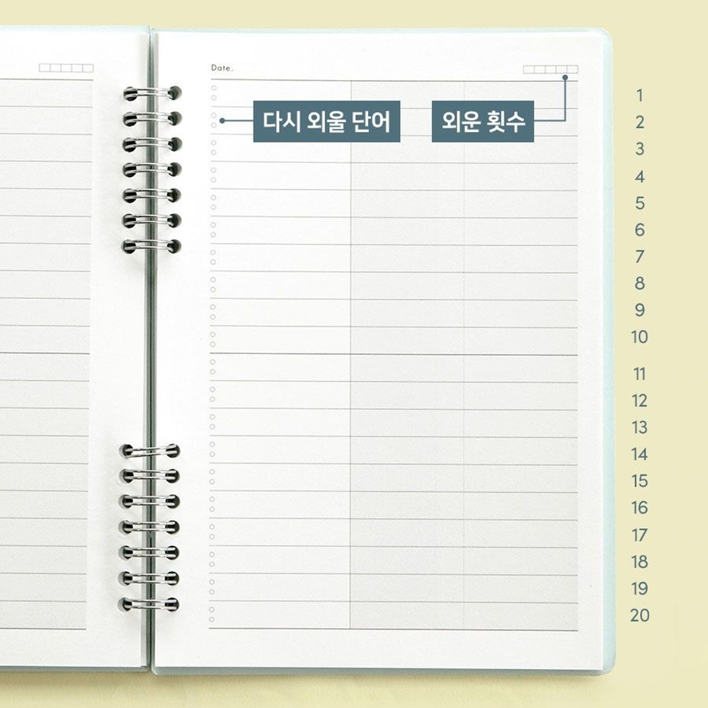 데일리 A5 영어 단어장 영단어장 단어 암기장 노트 이미지 6