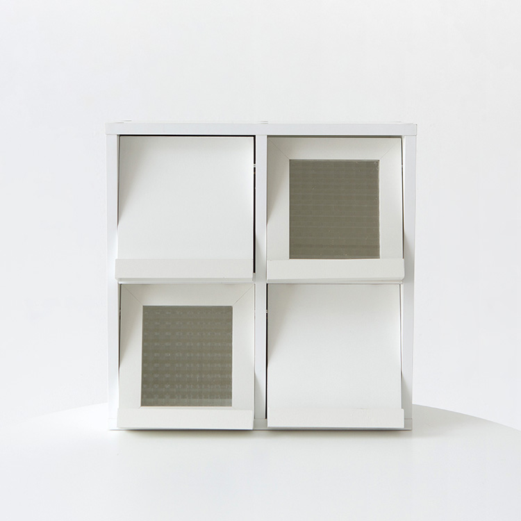 필몬 미니수납장 4문 4242 DC795 420x195x420mm, 4단, 화이트 1073.9390 - 상품 이미지
