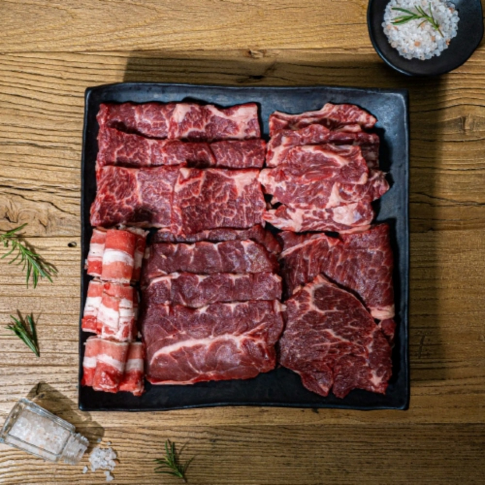 수입산 소고기 로스용 황제갈비 토시살 등심 우삼겹 부채살 - 메인 이미지