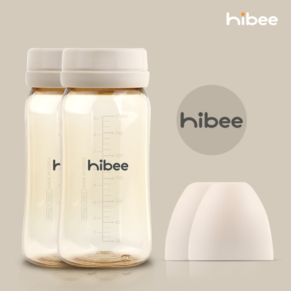 하이비 PPSU 에잇벤트 배앓이방지 젖병 270ml 노꼭지 트윈팩 - 상품 이미지