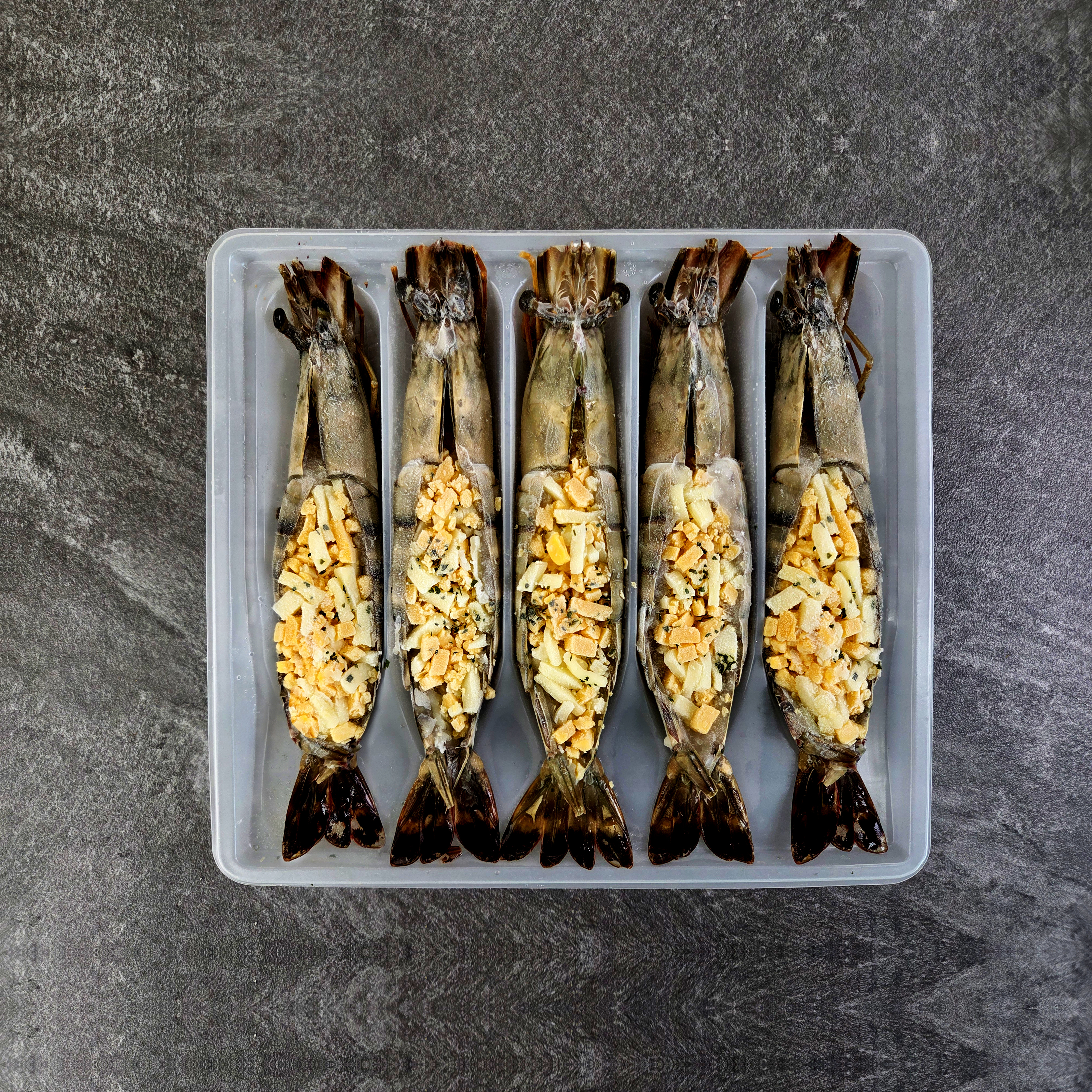 [80g]블랙타이거 버터치즈 새우 80g 냉동 에어프라이기 블랙타이거 왕새우 술안주 - 상품 이미지