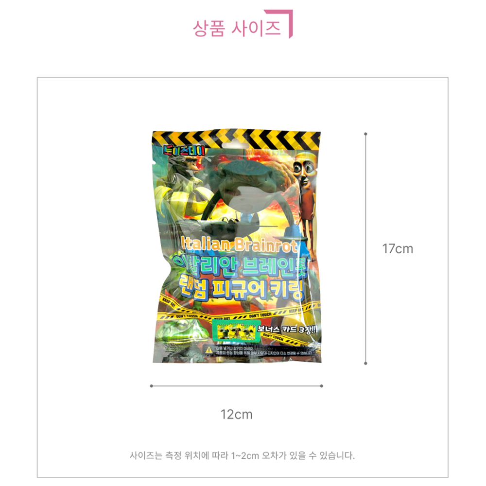 이탈리안 브레인롯 키링 피규어 키홀더 열쇠고리 랜덤 뽑기 선물 이미지 8
