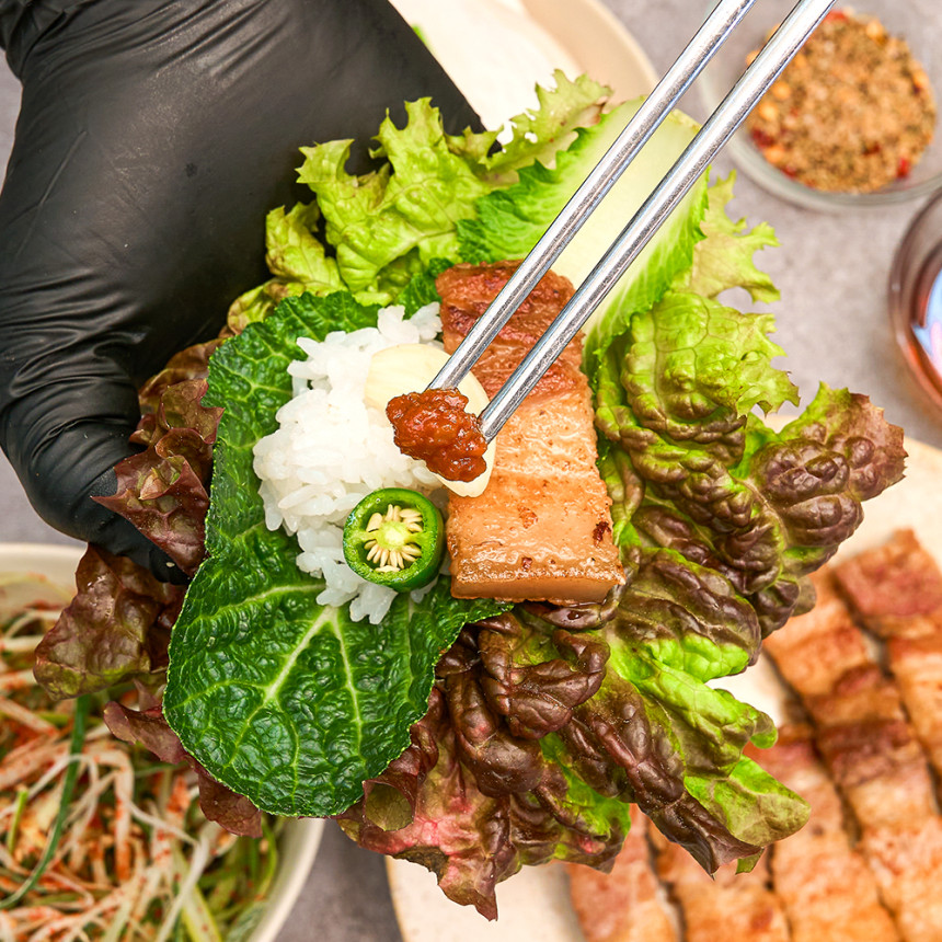 [엄마네한돈 국내산 한돈 냉장 삼겹살 목살 500g+500g (총 1kg) 사진 5