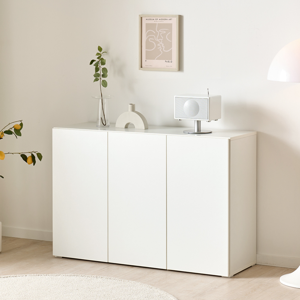 [기본형] 조아 수납장 (높은/일반형 1200) 화이트 모듈 다용도 거실 베란다 맘마존