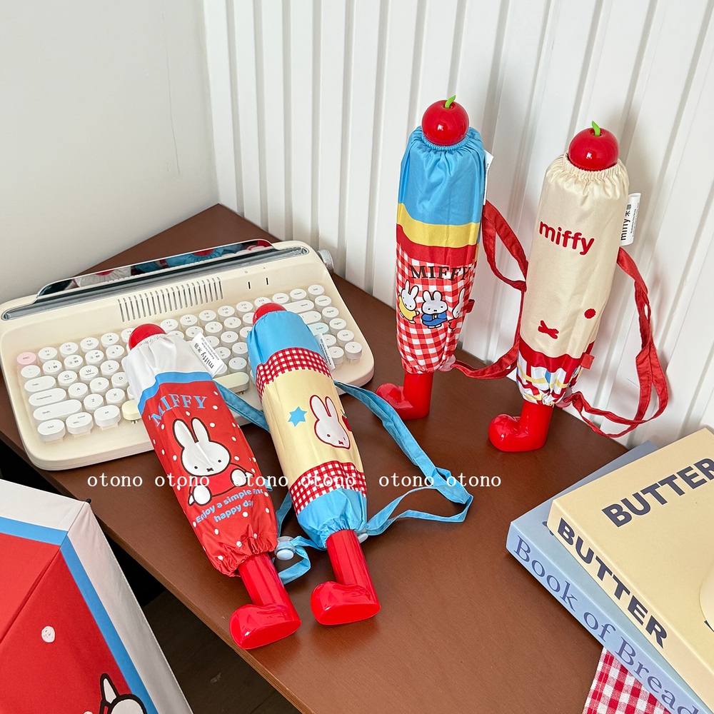 미피 우산 우양산 3단 접이식 miffy 일본 캐릭터 - 상세 이미지 3