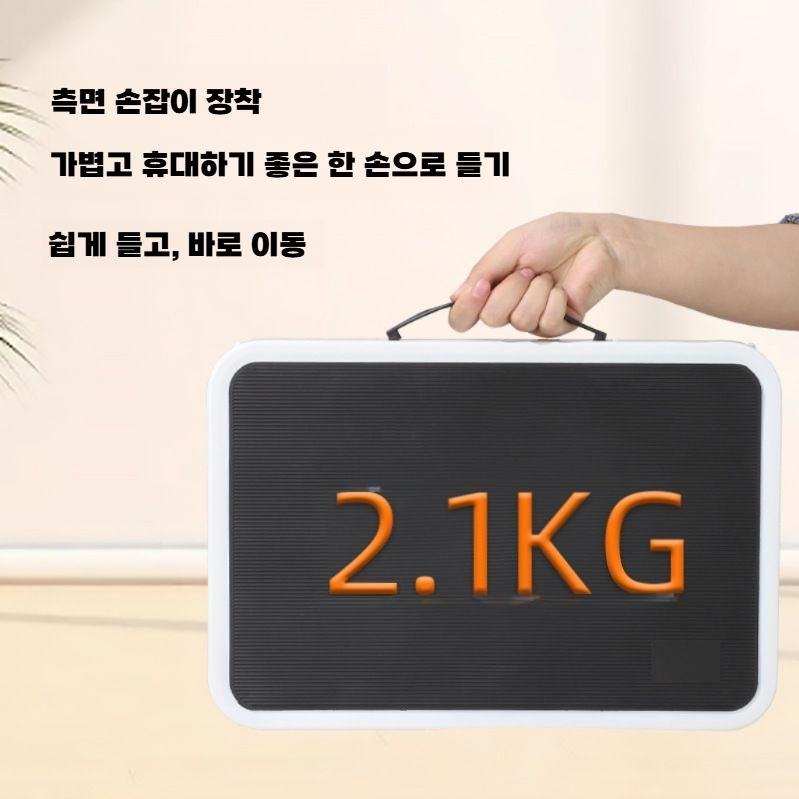 발판사다리 접이식 디딤대 높이조절 미니사다리 주방 캠핑 화이트 스텝스툴 - 상세 이미지 5