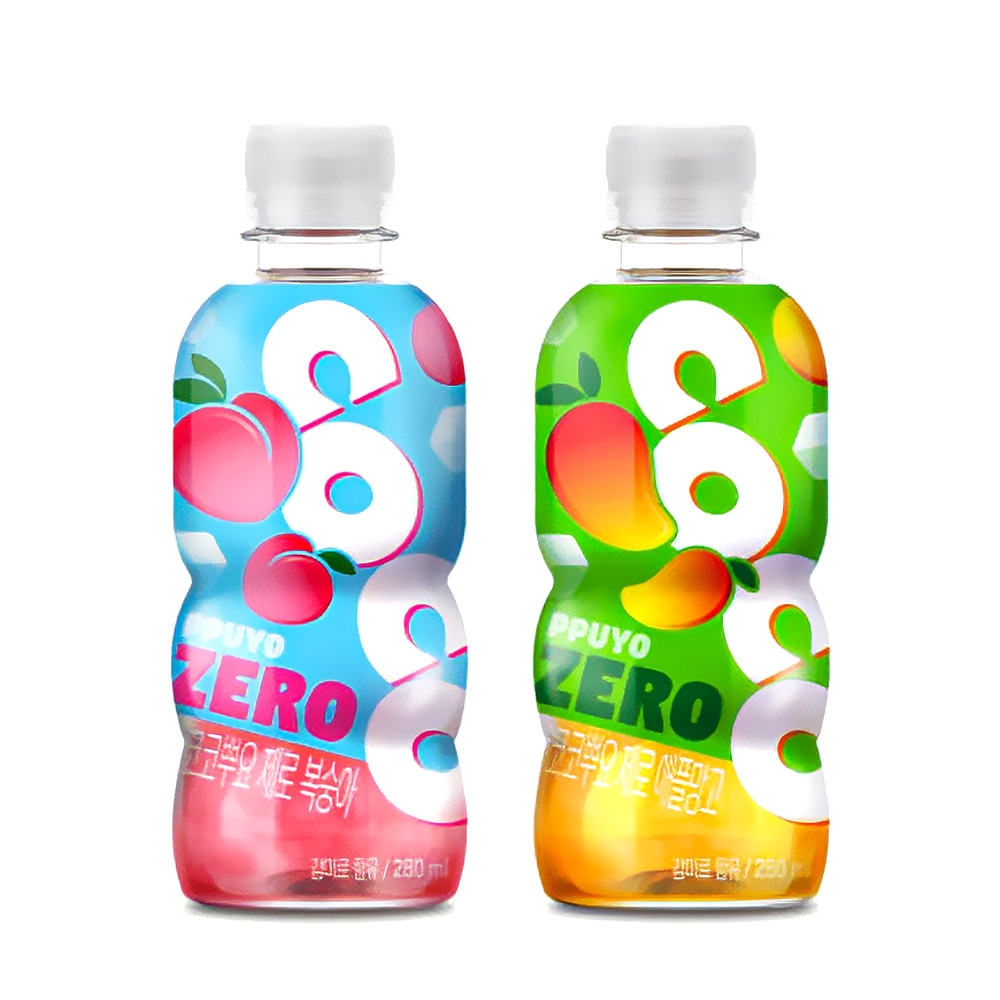 팔도 코코뿌요 제로 복숭아 애플망고맛 280ml x 12개 - 상세 이미지 2
