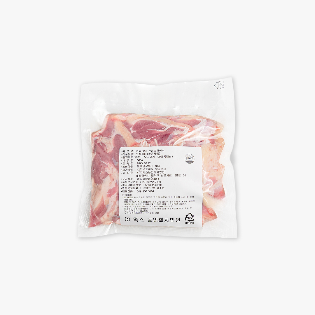 국산 컨츄리덕 생오리고기 500g, 1개 - 상품 이미지