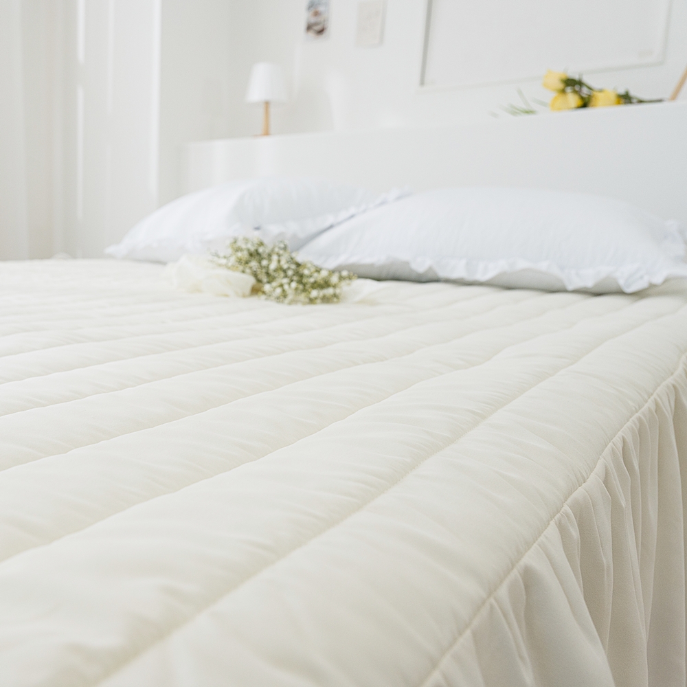 나라데코 소프트 워싱 레이스 누빔 침대커버 베드스커트 SS