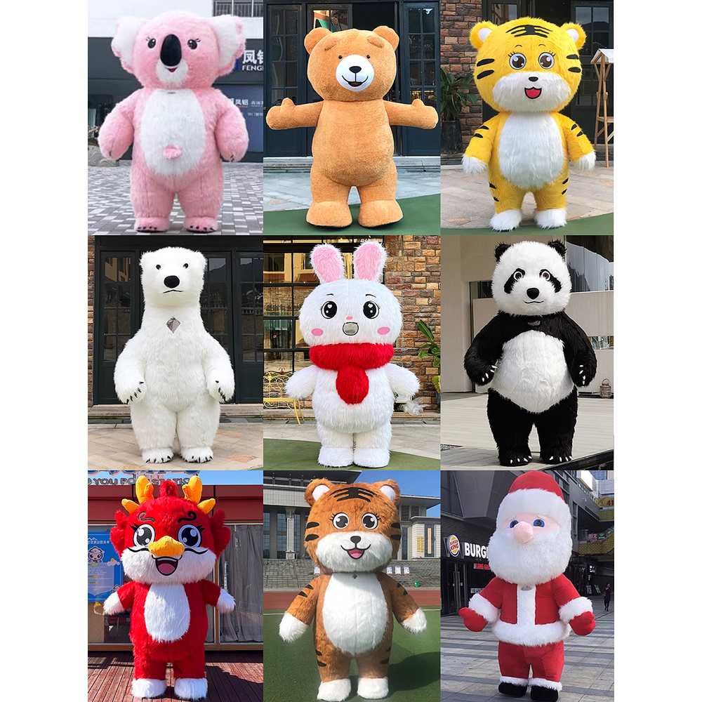 팬더 인형탈 전신 인형의상 판다 캐릭터 파티 공연 이미지 6
