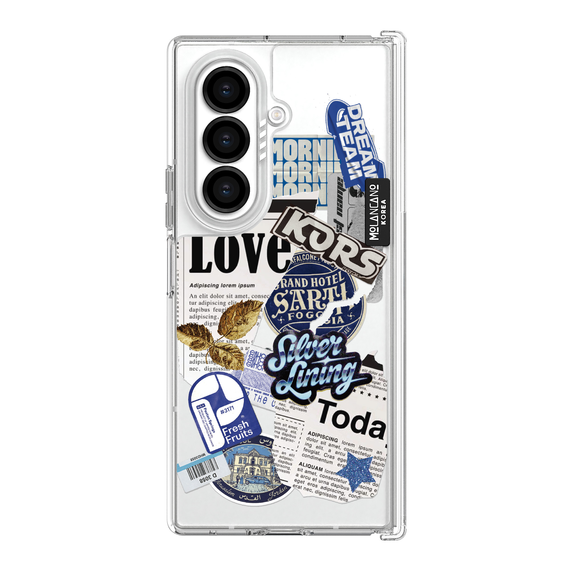 갤럭시 Z폴드7 크리스탈 디자인 힌지 보호 휴대폰 케이스  키스미 - 상세 이미지 2