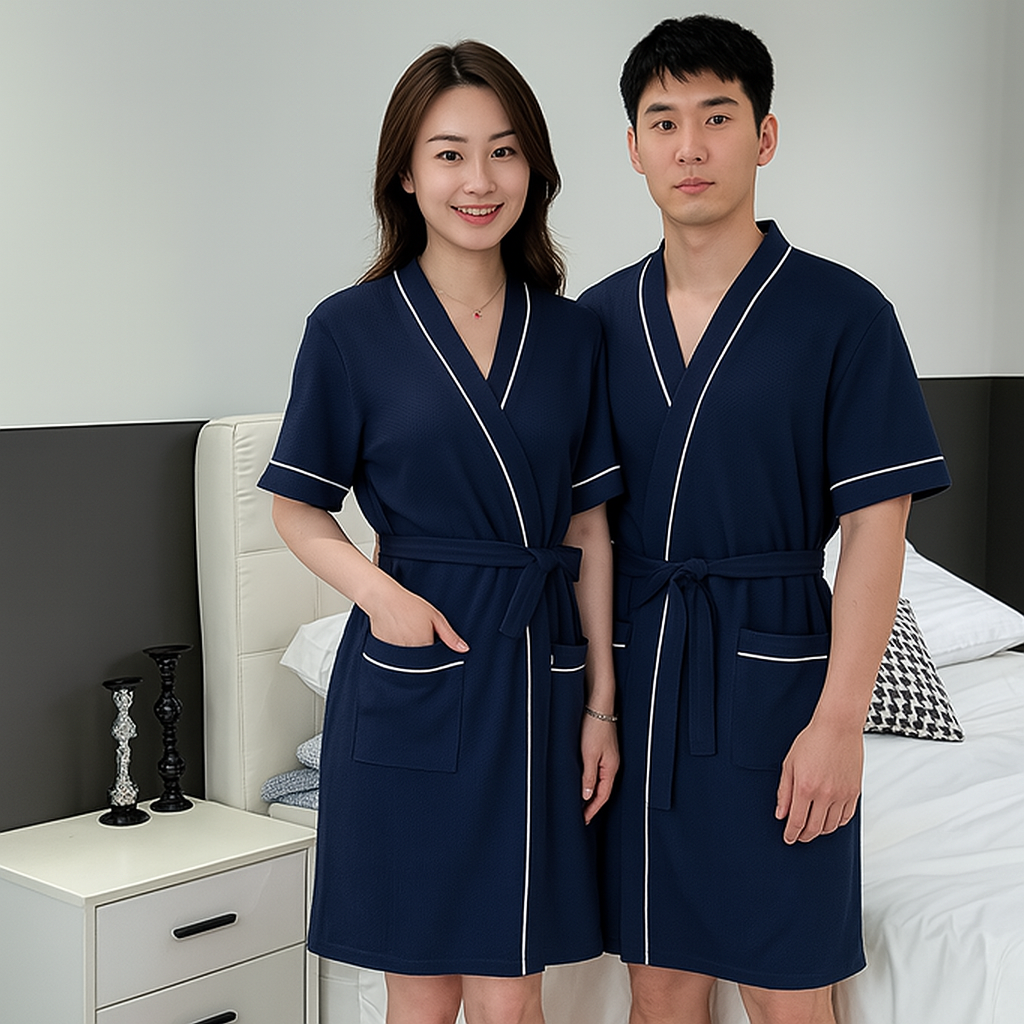 여름 골프샤워가운 반팔 샤워가운 이미지 3