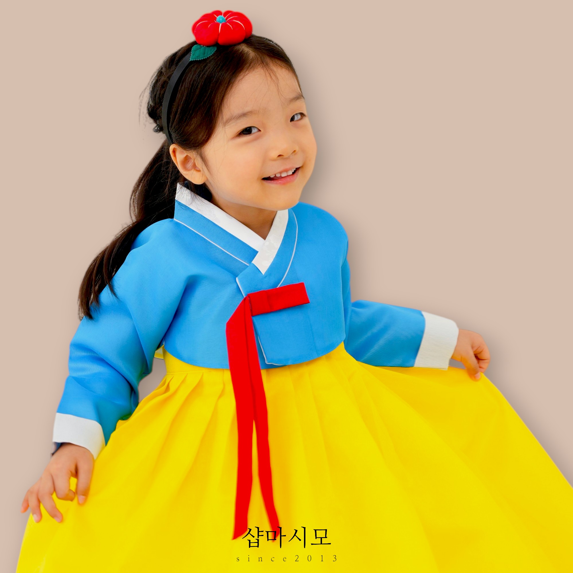 샵마시모 여아한복 백설공주 돌 아기 어린이 유아동 키즈 설 추석 명절 돌잔치 - 상세 이미지 2