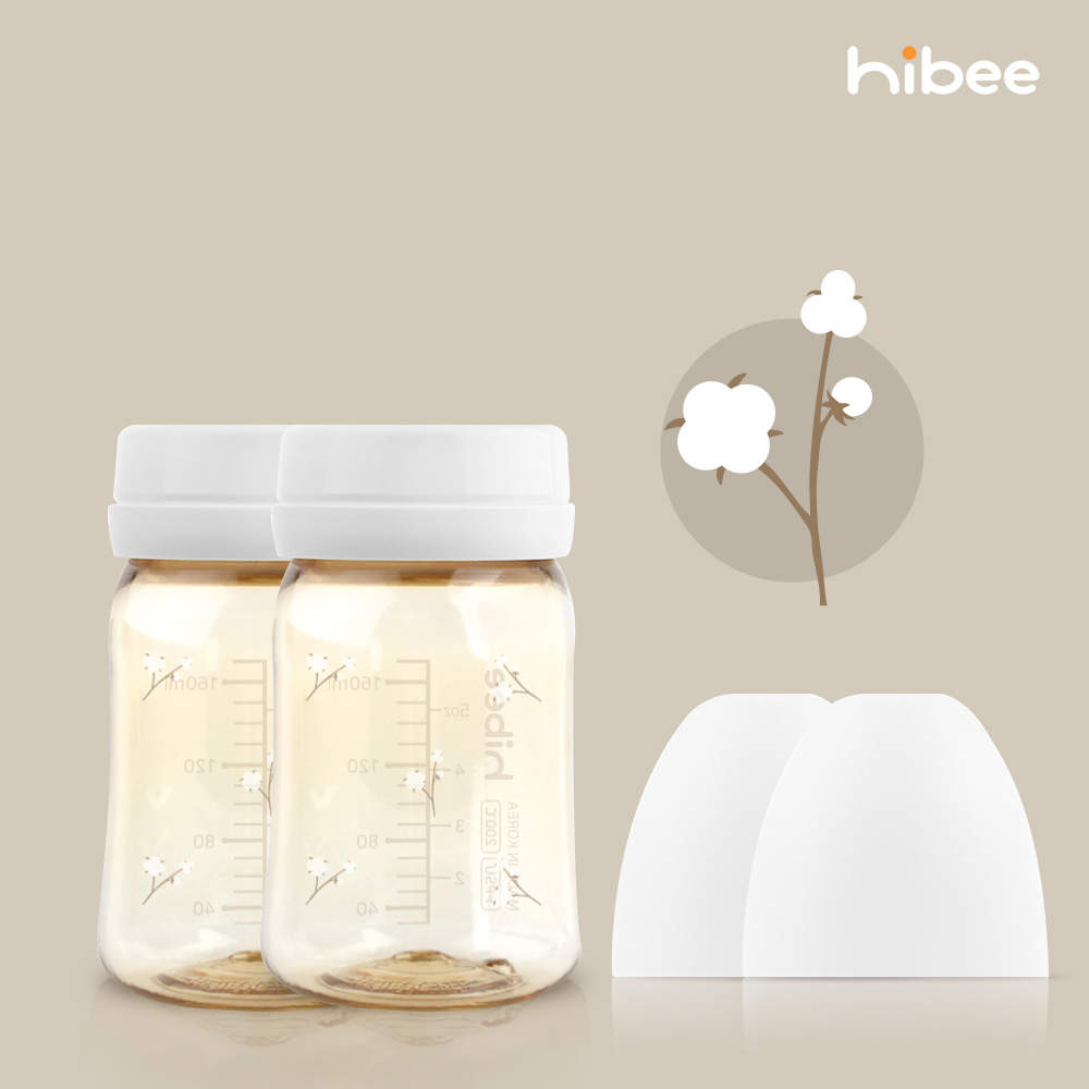 하이비 PPSU 에잇벤트 배앓이방지 젖병 170ml 노꼭지 트윈팩 목화 - 상세 이미지 2