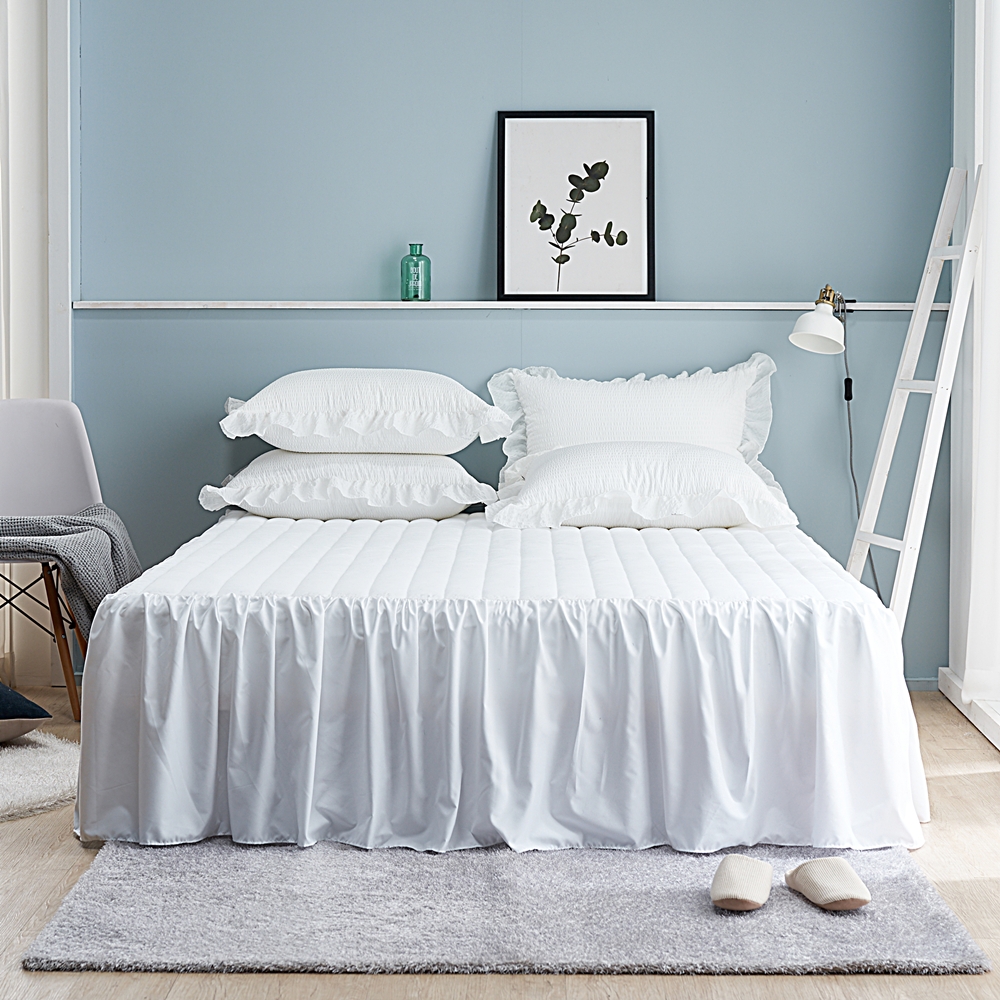 나라데코 소프트 워싱 레이스 누빔 침대커버 베드스커트 SS