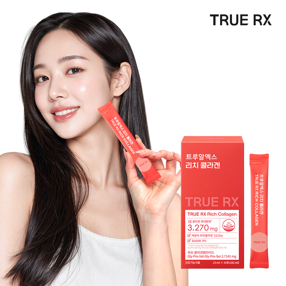 트루알엑스 리치 콜라겐 최대 함량 마시는 액상 저분자 피쉬 클리오 14포, 1개 - 상품 이미지