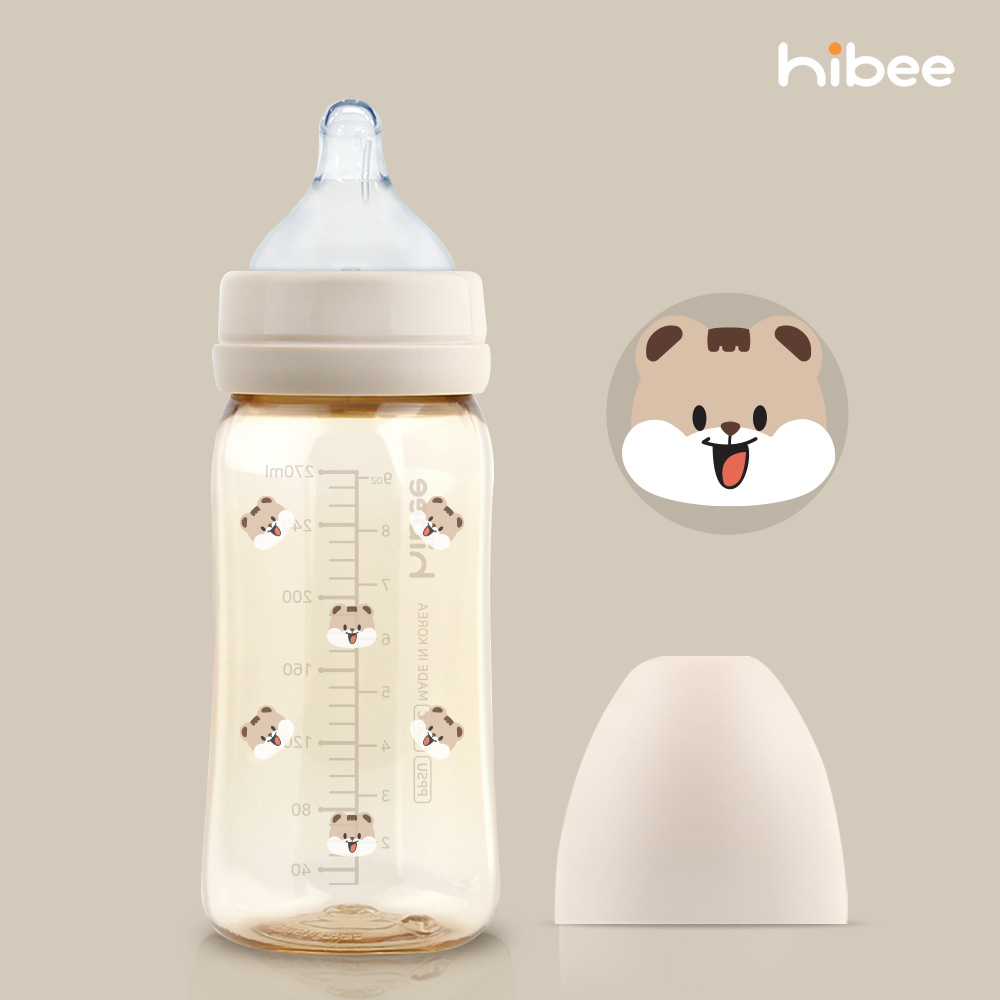 하이비 PPSU 에잇벤트 배앓이방지 젖병 270ml 다람이 - 상품 이미지