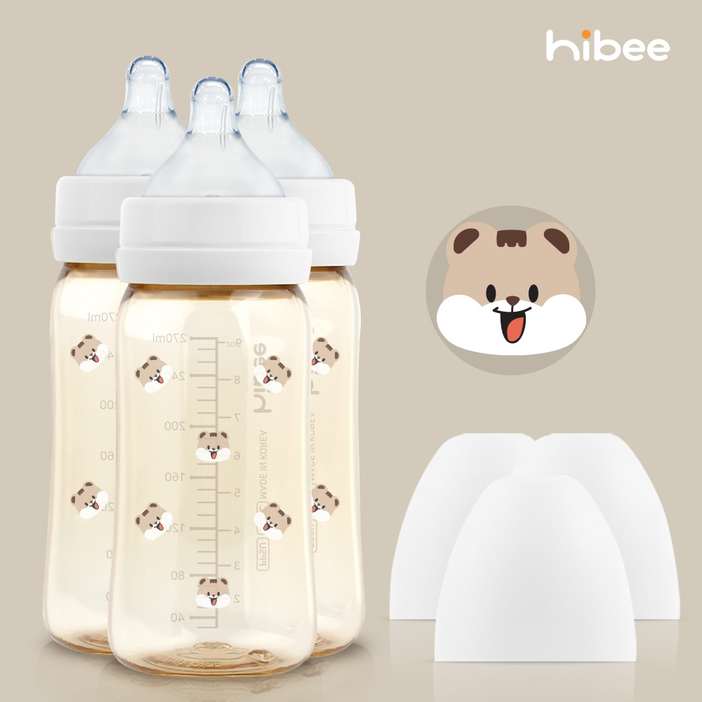 하이비 PPSU 에잇벤트 배앓이방지 젖병 270ml 트리플팩 다람이 - 상세 이미지 2