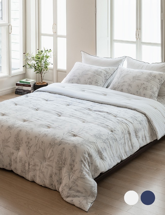 레노마 홈 클로리모달 차렵이불 잔잔한 꽃무늬 모달 차렵이불