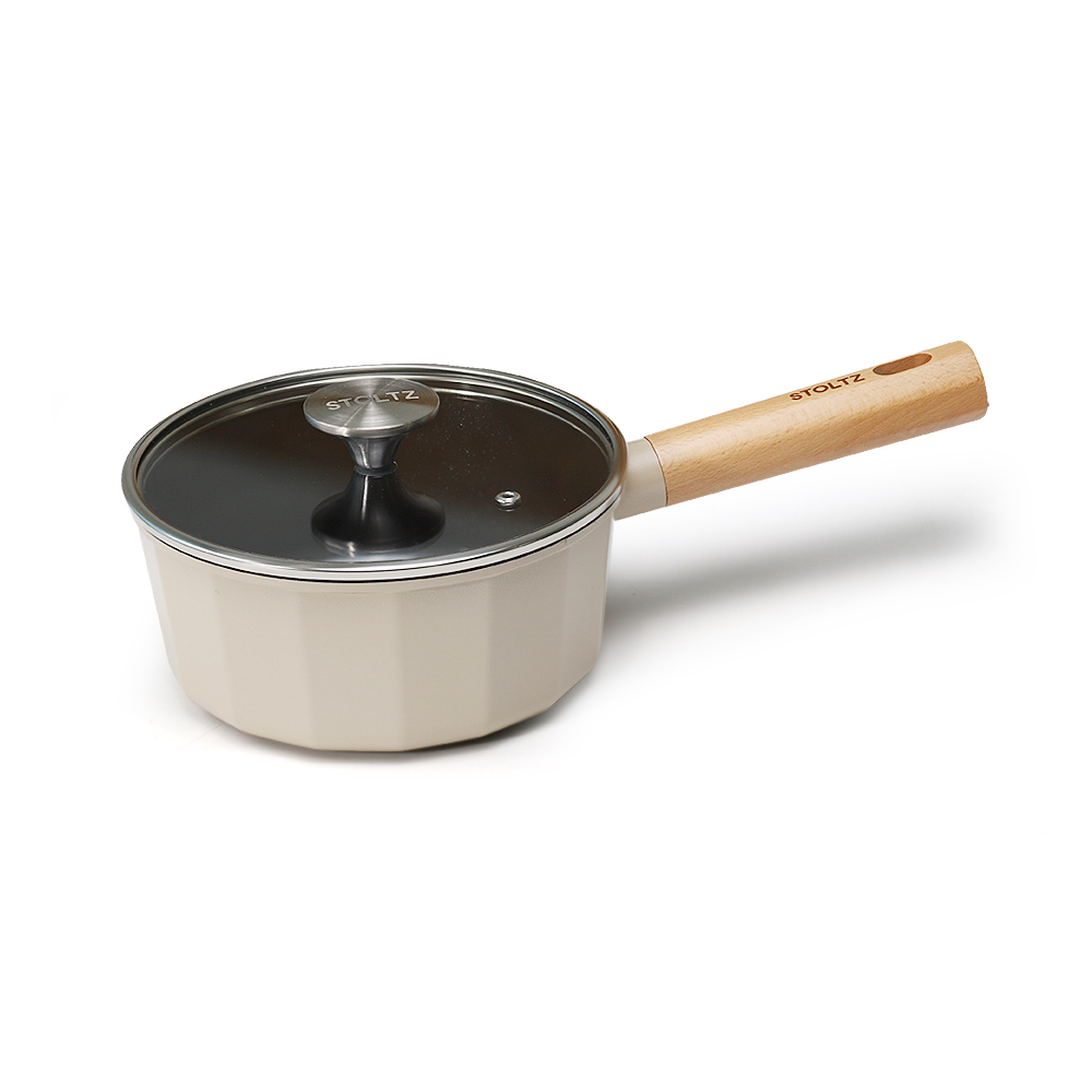STOLTZ 슈톨츠 초코 쿡웨어 IH 편수냄비 18cm 원목손잡이 인덕션냄비 - 상세 이미지 5