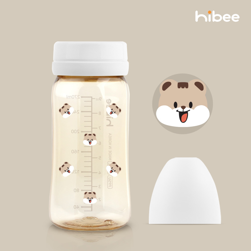 하이비 PPSU 에잇벤트 배앓이방지 젖병 270ml 노꼭지 다람이 - 상세 이미지 2