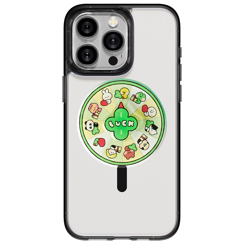 미니니 럭키 룰렛 회전 모션 맥세이프 그립톡 스마트톡