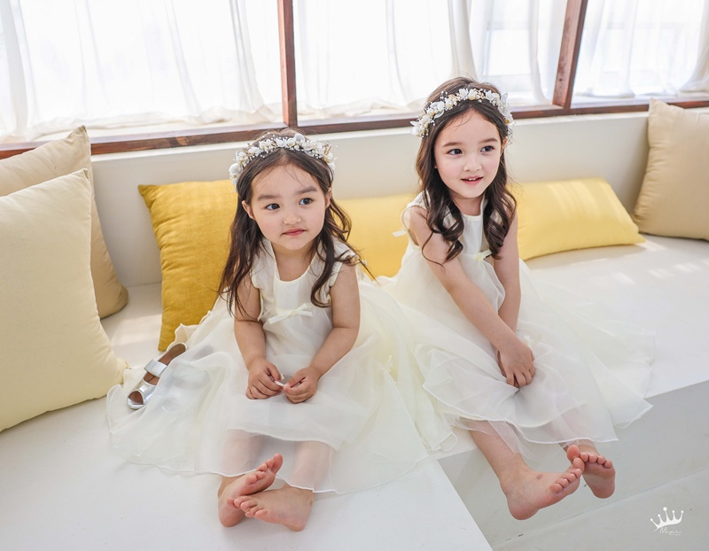 미니레시피 여아화관 헤어밴드 진주 악세사리 화동머리띠 - 상세 이미지 3