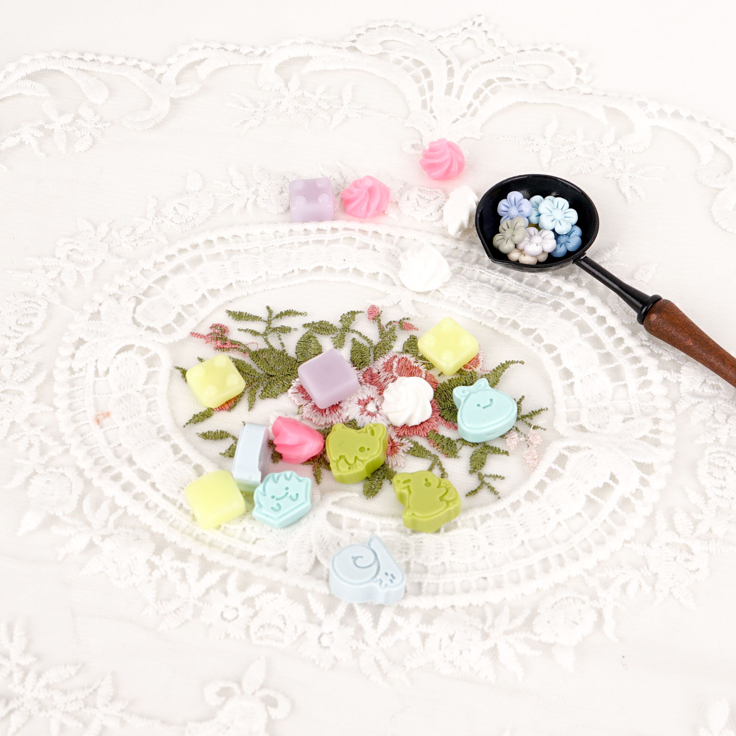 실링왁스 실리콘 틀 몰드 모양틀 만들기 생크림 이미지 4